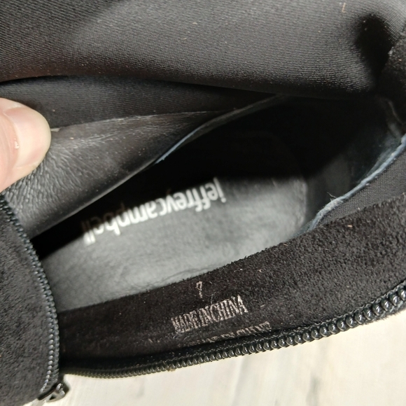 NEW Jeffrey Campbell Parisah Black Over the Knee Boots #1193 - Picture 10 of 11